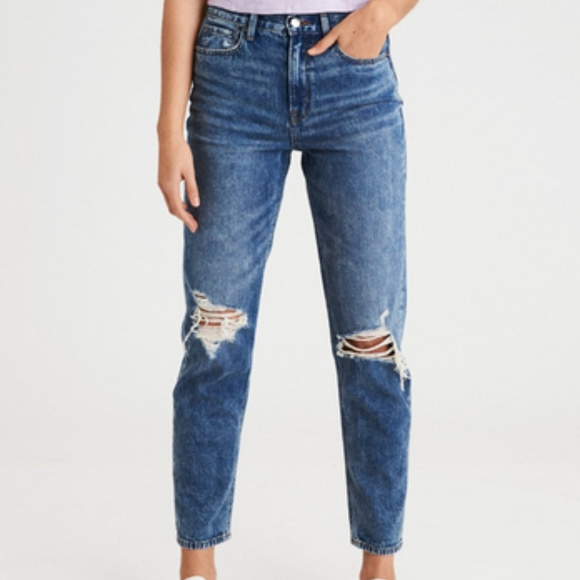 american eagle womens mom jeans